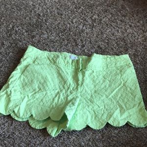 Green shorts